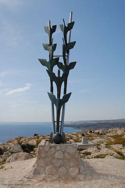 Peace Monument on Cape Greco Cyprus