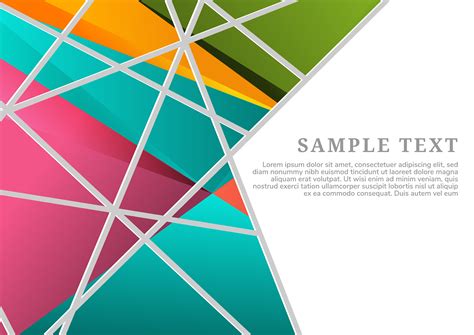 Abstract geometric colorful background 1263415 Vector Art at Vecteezy