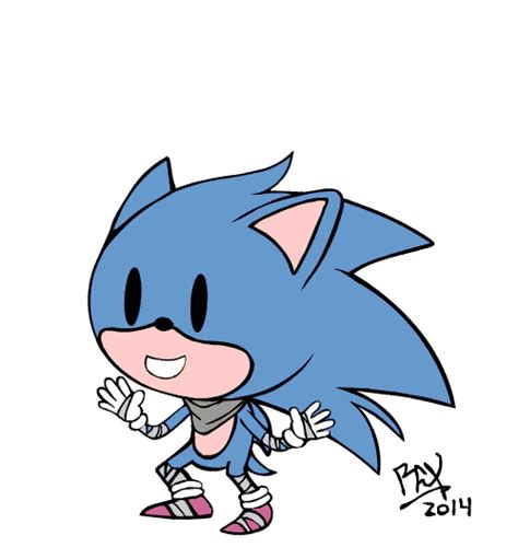 Sonic Boom GO - Chibi Sonic hop by RGXSuperSonic on DeviantArt