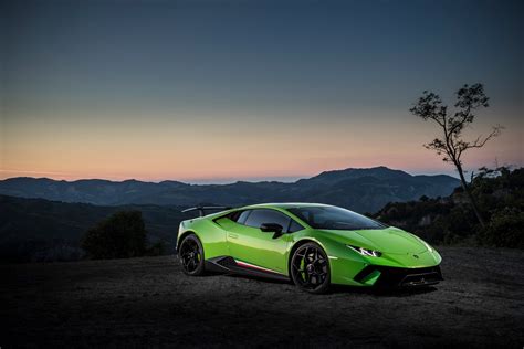 Foto Lamborghini Huracan Performante Grün Autos 4096x2731