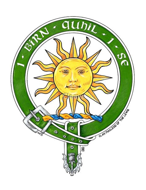 "Scottish Crest of Clan MacLeod of Lewis" by Cleave | Redbubble