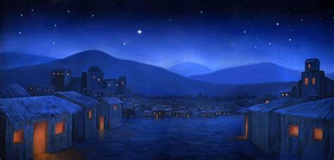 Bethlehem Night Professional Scenic Backdrop | Christmas backdrops ...