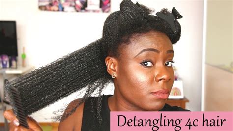 How To Detangle 4C Hair Properly?