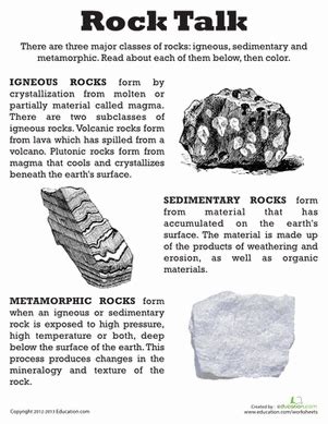 Classifying Rocks | Worksheet | Education.com | Rock science, Earth and ...