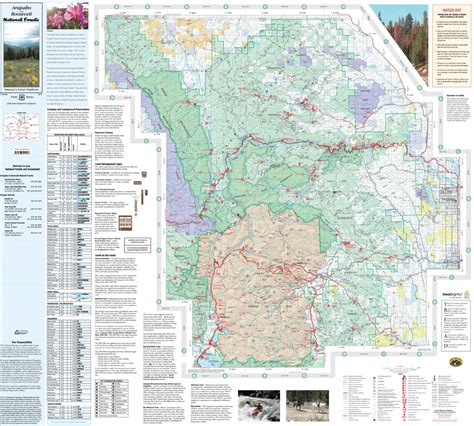 Arapaho And Roosevelt National Forests Visitor Map (North Half ...