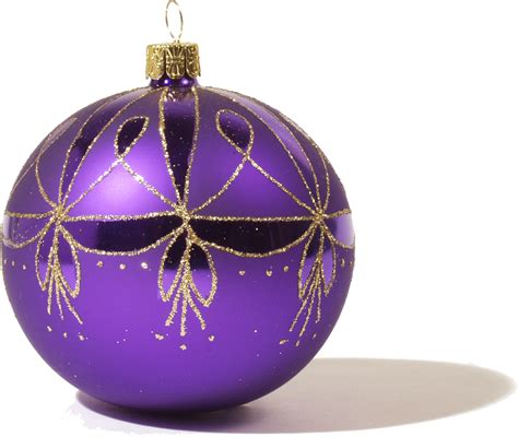 Purple Christmas Ornaments PNG Photo - PNG Mart