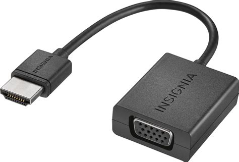 Insignia- HDMI-to-VGA Adapter - Black 600603179303 | eBay