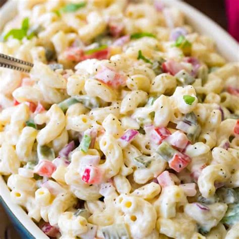 Elbow Macaroni Pasta Salad - Diary