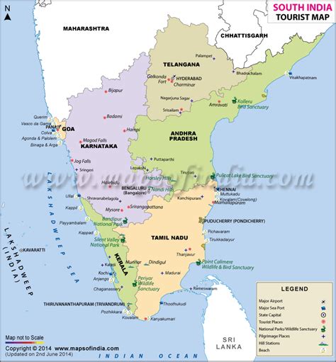 South India Map – Get Map Update