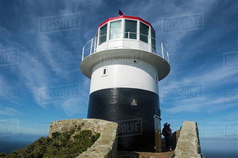 Cape Point lighthouse, Cape of Good Hope, South Africa, Africa - Stock ...