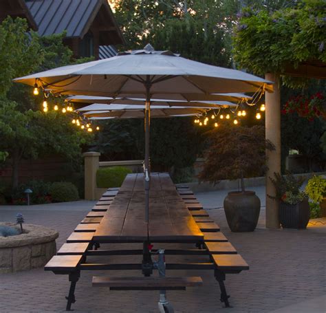 Farm Table Umbrellas — Set of Three — Event Rental Tables | Walla Walla ...