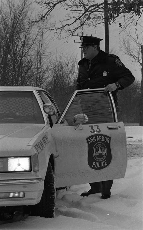 Ann Arbor Police Department Officer Steve Johnson On Patrol, December ...