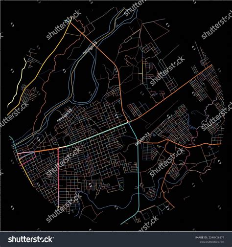 Map of Choluteca, Choluteca with all major and - Royalty Free Stock ...