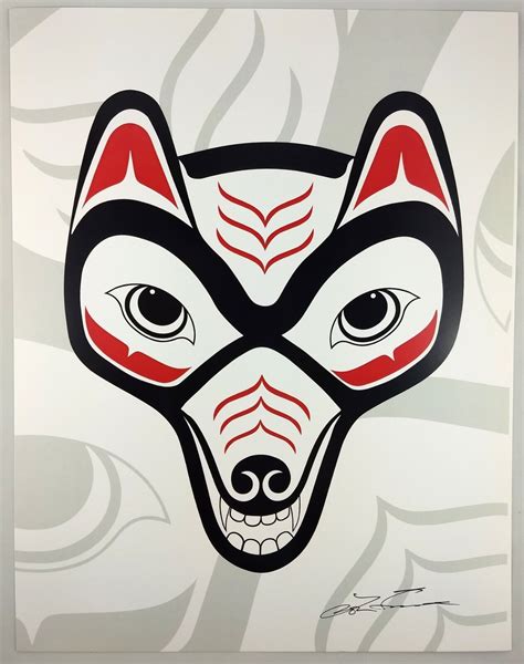 Coyote Lon French Signed Print Haida Northwest Coast Native Art | eBay