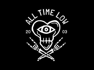 All Time Low - Skull Heart | All time low tattoo, All time low, All ...