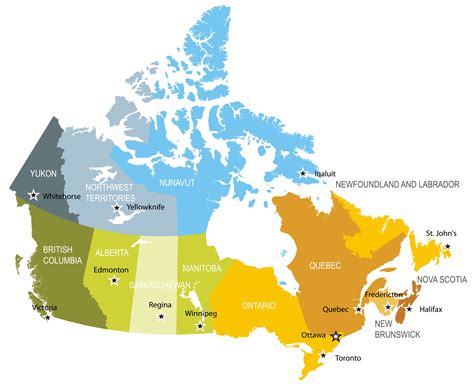 Canada's Provinces And Capitals