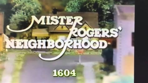 Mister Rogers Neighborhood Ending Credits Episode 1604 on Vimeo