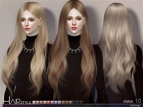 The Sims Resource: Anna n10 hair by S-Club - Sims 4 Hairs | Frisuren ...