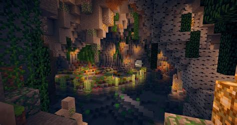 A beautiful cave | Minecraft underground, Minecraft architecture ...