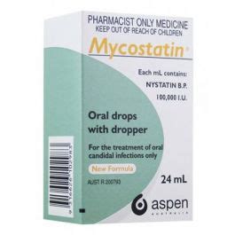 Mycostatin Oral Drops 24mL (S3) - The Online Pharmacy