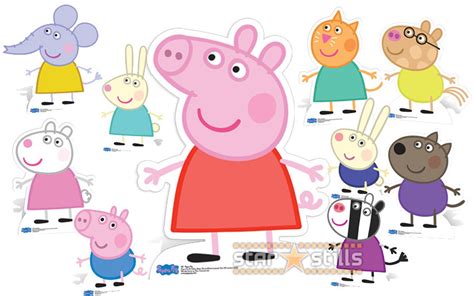 Peppa Pig und seine Freunde Pappaufsteller-Kollektion kaufen Aufsteller ...