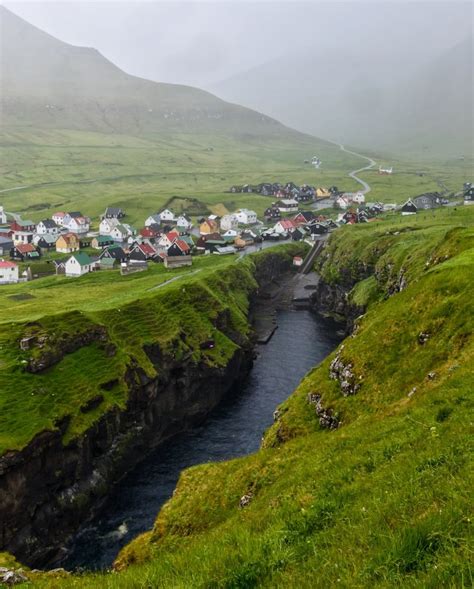 Gjogv, Faroe Island, Faroe Islands