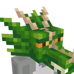 Dragon Head by Panascais - Minecraft Marketplace (via bedrockexplorer.com)