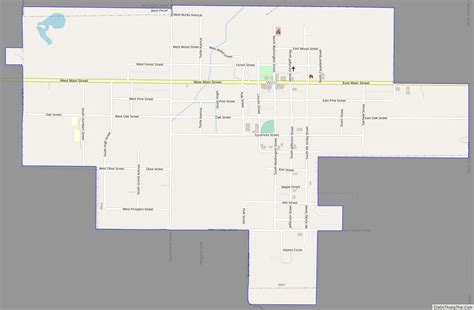 Map of Weir city, Kansas - Thong Thai Real