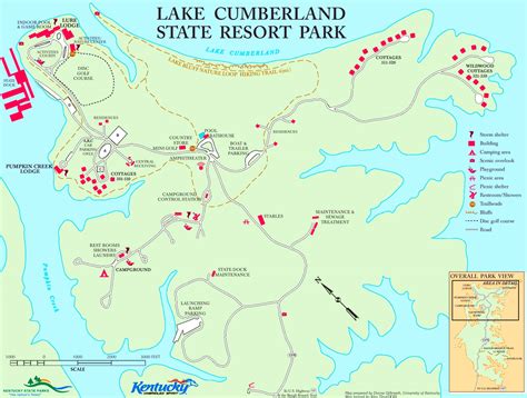 Lake Cumberland State Resort Park Map - Ontheworldmap.com