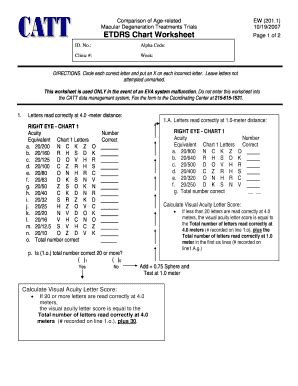 ETDRS Chart Worksheetdoc - Fill and Sign Printable Template Online