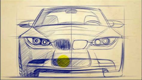 Car Drawings Easy Front How To Draw A Cartoon Car Easy - Bolsos Depie ...