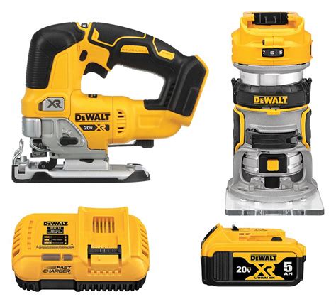 DEWALT, 20 V Volt, 2 Tools, Cordless Tool Combination Kit - 60KA39 ...