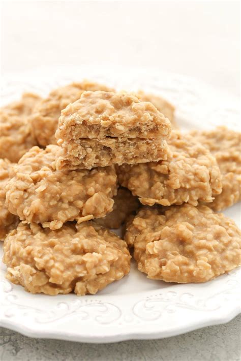 Peanut Butter No-Bake Cookies - Live Well Bake Often