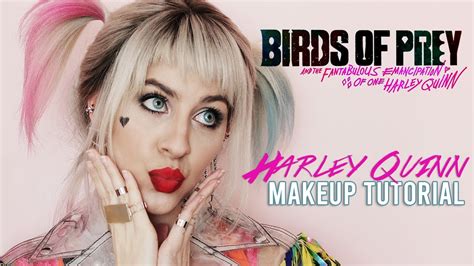 Harley Quinn BIRDS OF PREY Makeup Tutorial - YouTube