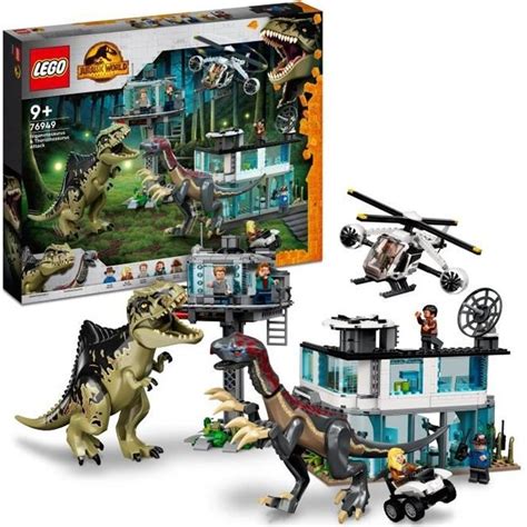 LEGO 76949 Jurassic World L'Attaque du Giganotosaurus et du ...