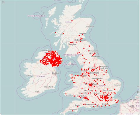 Map of Terror incidents in the UK 1970-2015 [834x687] : MapPorn