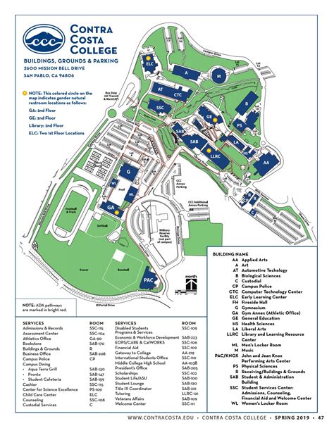 Contra Costa College Campus Map – Map Vector