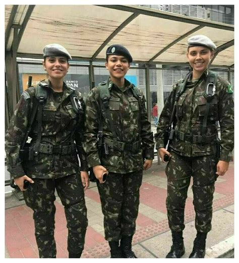 Brazilian 🇧🇷female Army Soldiers /Exército Brasileiro 🇧🇷 | Military ...