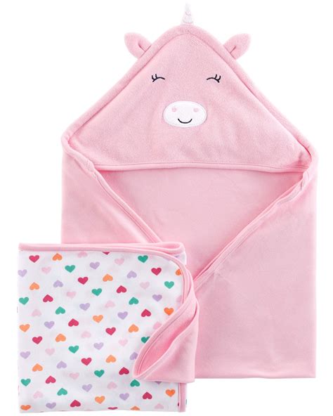 Hooded Towels, 2-pack (Baby Girls) - Walmart.com