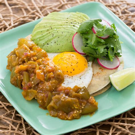 Recipe: Huevos Rancheros with Salsa Verde, Radishes & Avocado - Blue Apron