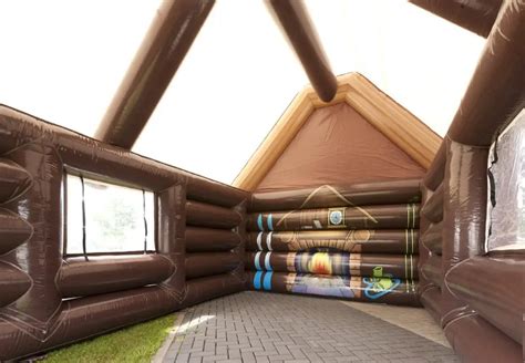 Hi Large Inflatable Tent Vancen,Camping Inflatable Log Cabin Tent House ...