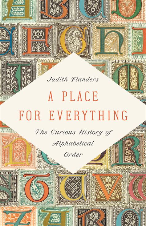 A Place for Everything by Judith Flanders | Hachette Book Group