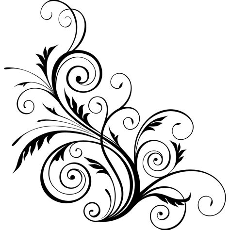 Free Floral Swirls, Download Free Floral Swirls png images, Free ...