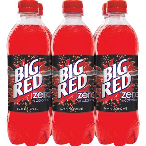 Big Red Zero Soda 16.9 oz Bottles - Shop Soda at H-E-B