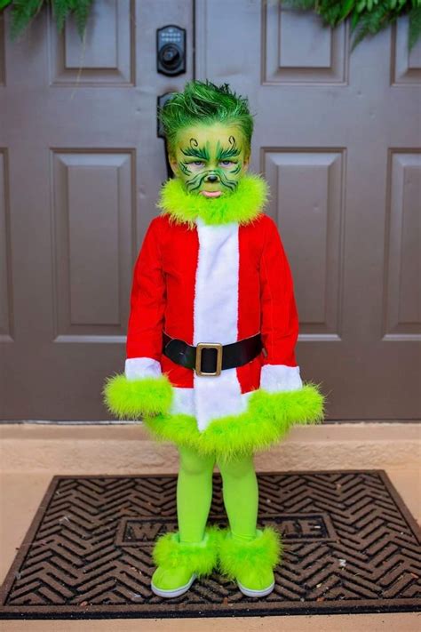 DIY Kids Grinch Costume | Grinch costumes, Kids grinch costume, Grinch ...