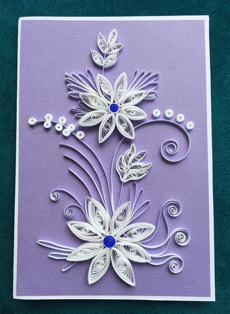 Birthday Card with quilling - A | Quilling birthday cards, Paper ...