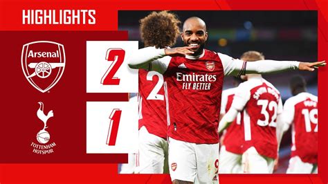 HIGHLIGHTS | Arsenal vs Tottenham Hotspur (2-1) | Premier League ...