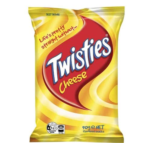 Buy Twisties Cheese 90g (Wholesale case $2.56 x 23 units) Online ...