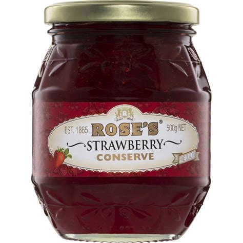 Rose's Strawberry Jam Conserve 500g | Woolworths