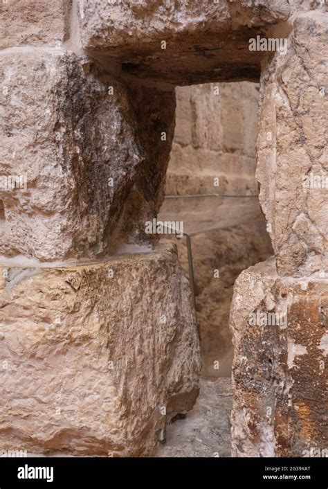 Eye of a needle a gate in Jerusalem Stock Photo - Alamy